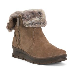 IGI&CO Made In Italy Suede Booties With Warm Lining